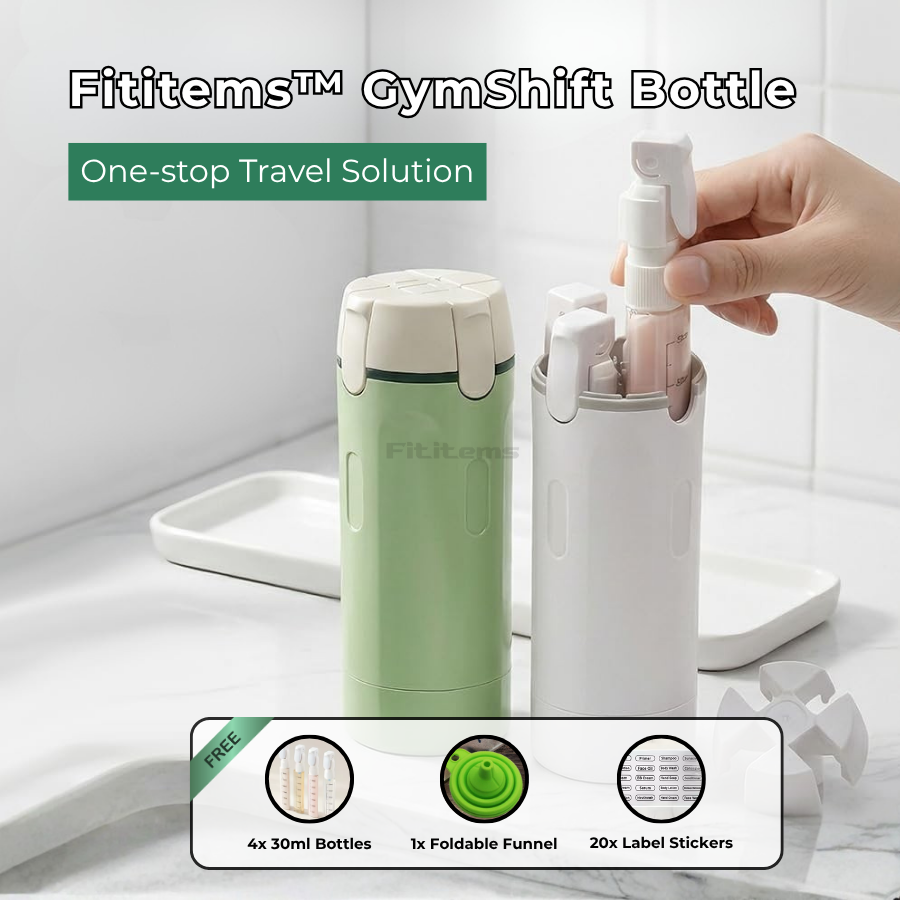 Fititems™ GymShift 4-in-1 Shower Dispenser Bottle