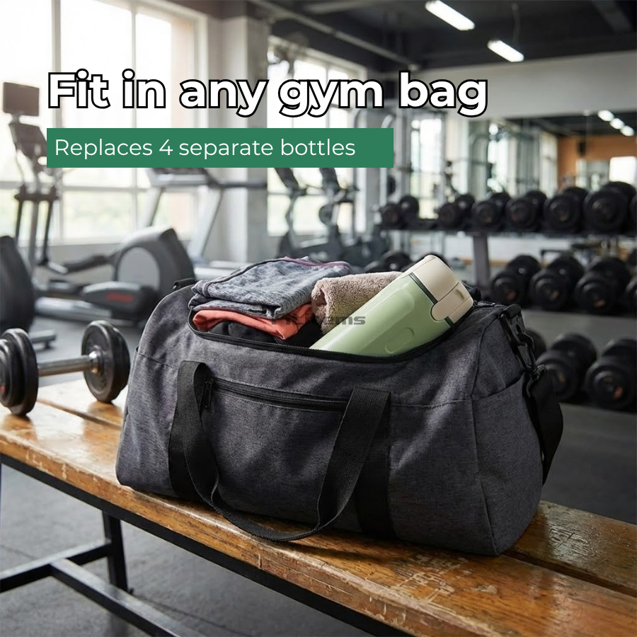 Fititems™ GymShift 4-in-1 Shower Dispenser Bottle